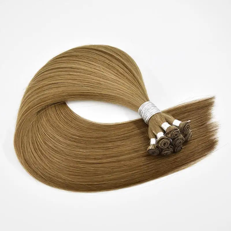 Double Drawn Remy Full Cuticle Aligned Invisible Russian Ombre Color Skin Weft