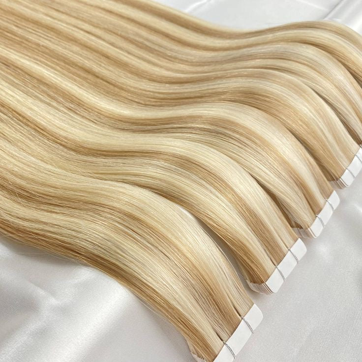 Wholesale Tape in 100 Human Hair Double Drawn Russian Remi Hair Extens 14A Grade Tape Hair Extensions