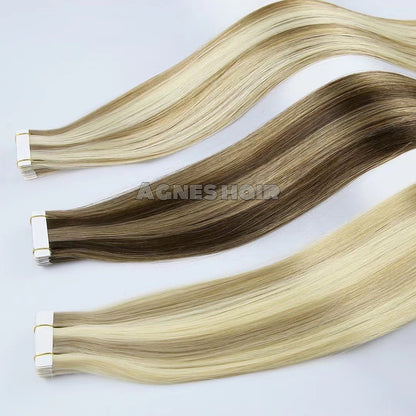 Wholesale Tape in 100 Human Hair Double Drawn Russian Remi Hair Extens 14A Grade Tape Hair Extensions