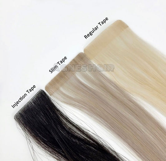 Factory Wholesale Cheaper Injected Tape In Hair 100% Remy Human Hair Invisible Tape In Hair Extensions